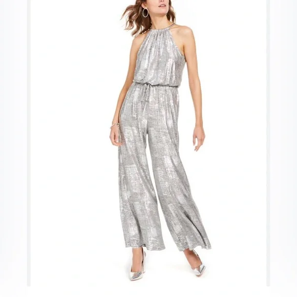 Vince Camuto Pants Jumpsuits Vince Camuto Silver Metallic